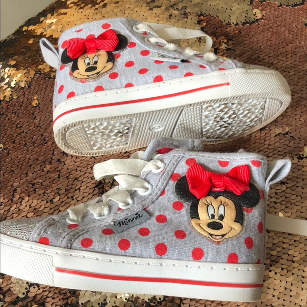 Minnie Mouse toddler high tops